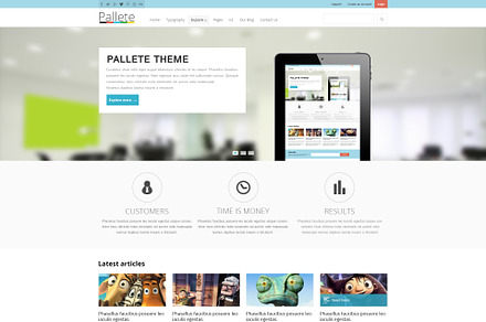 Pallete Theme PSD
