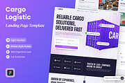 Cargix - Cargo Logistic Landing Page, a Websites & App Template by SLAB! Design (Thumbnail 1 of 4)