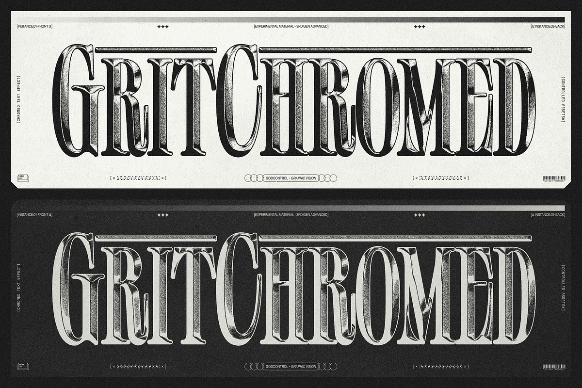 Chromy Text Effect, a Graphic by God Control (Photo 6 of 8)