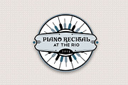 Vintage Piano Badges, an Object Graphic by audeemirza (Thumbnail 5 of 5)