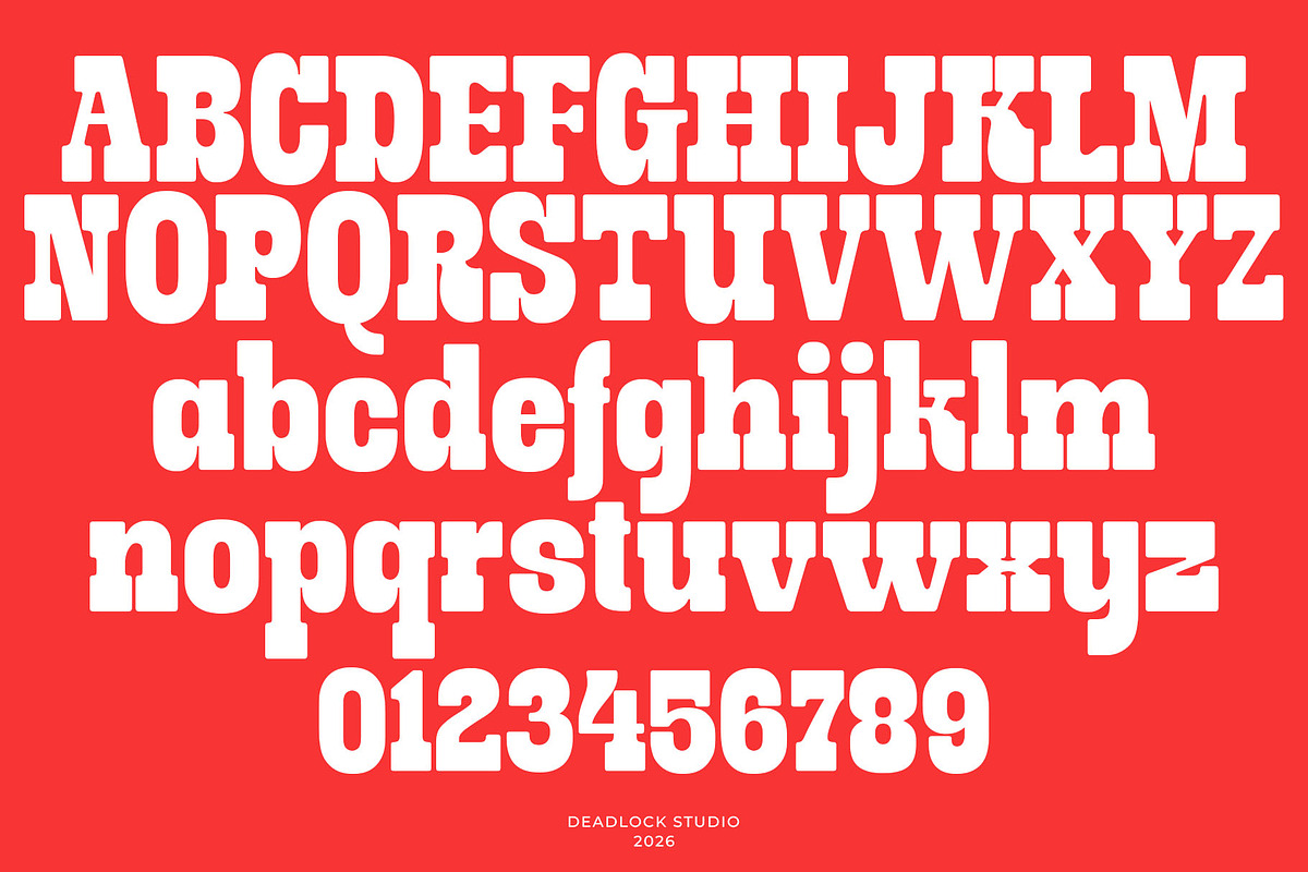 Gravebone, a Slab Serif Font by deadlock studio (Photo 6 of 9)