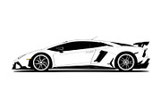 Sports Car Vector Bundle, an Illustration by Designs_River (Thumbnail 6 of 9)