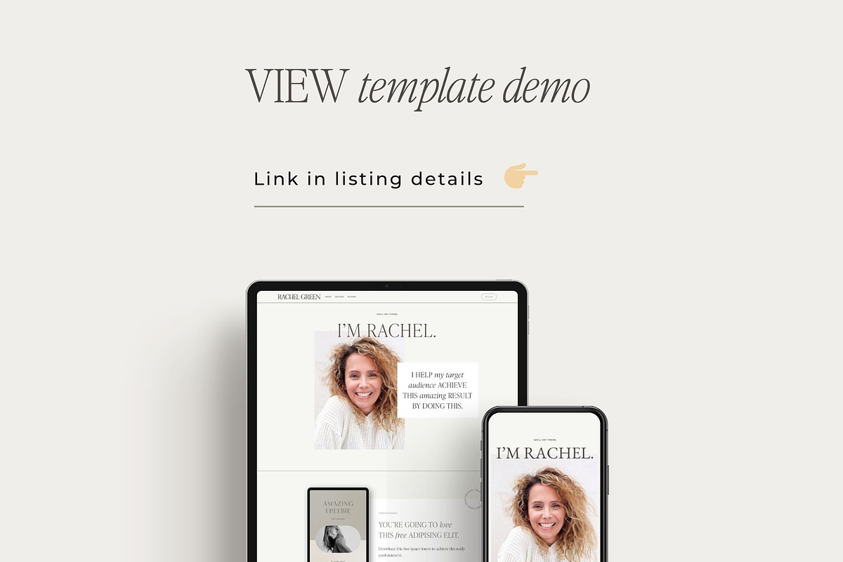 Kajabi website template coach, a Websites & App Template by goldcoastcreative (Photo 2 of 10)