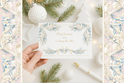 Winter Deer Borders, wedding png, a Decorative Illustration by WonderWonder (Thumbnail 14 of 18)