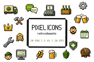 Brewery Pixel Icons Pack