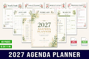 2027 agenda planner, a Stationery Template by Designmela01 (Thumbnail 1 of 5)