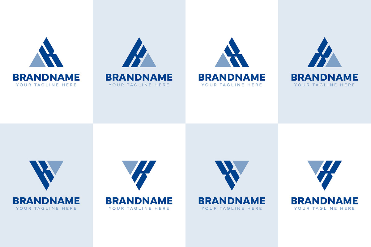 Letters AK KA VK KV AX XA VX XV Logo, a Branding & Logo Template by Pray Art Design Studio