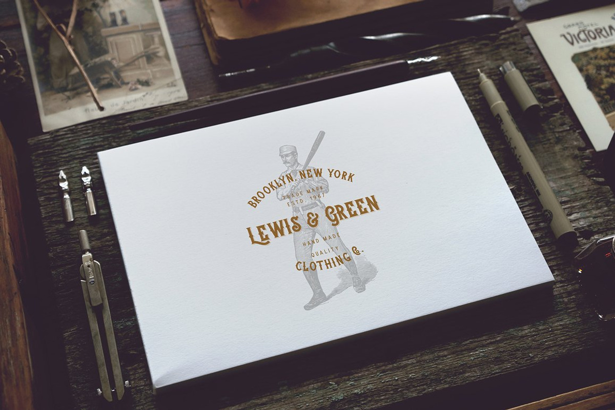 Brooks Brothers Typeface, a Script Font by Liviu (Photo 9 of 9)