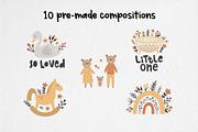 Boho Toys Nursery clipart collection, an Animal Illustration by Leysan Shayak (Thumbnail 9 of 12)