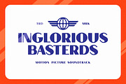 Andre's Diner Display Font, a Sans Serif Font by Vintage Type Company (Thumbnail 5 of 9)