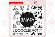 Galaxy Doodles - Dingbats Font, a Symbol Font by WADLEN (Thumbnail 1 of 7)