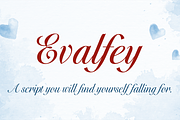 Evalfey, a Script Font by insigne (Thumbnail 1 of 5)