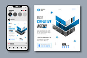 Corporate Social Media Banner Post, a Social Media Template by MightyDesign (Thumbnail 2 of 5)