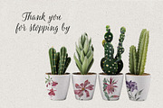 Set of transparent watercolor flower, a Decorative Illustration by RushkinaAntonina (Thumbnail 5 of 5)