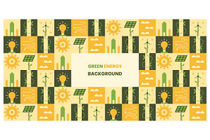Green energy background, a Decorative Illustration by Creative Backgrounds