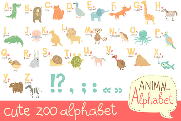Alphabet for kids in EPS10 and JPEG preview 3