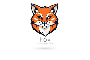Fox logo, a Branding & Logo Template by Logocreative