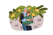 Teenagers love couples dating set, a Person Illustration by Good Studio (Thumbnail 4 of 9)