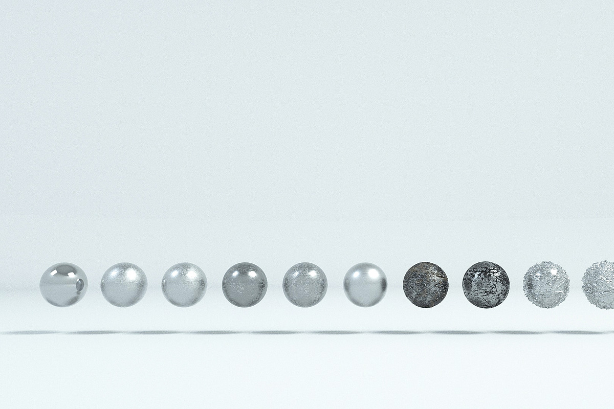 11 Chrome Materials for C4D Octane, a 3D by 3DTreatment (Photo 3 of 14)