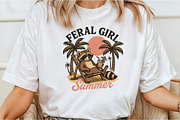 Feral girl summer Png, an Illustration by DreamCafeArt (Thumbnail 1 of 7)