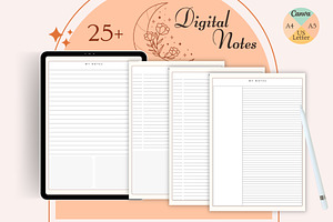 Digital Notes Templates Goodnotes