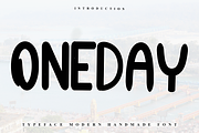 Oneday, a Sans Serif Font by FreshTypeINK (Thumbnail 1 of 7)