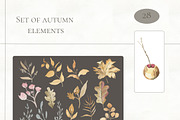 Autumn Watercolor. Cozy Season, an Illustration by Love Watercolor Store (Thumbnail 4 of 7)
