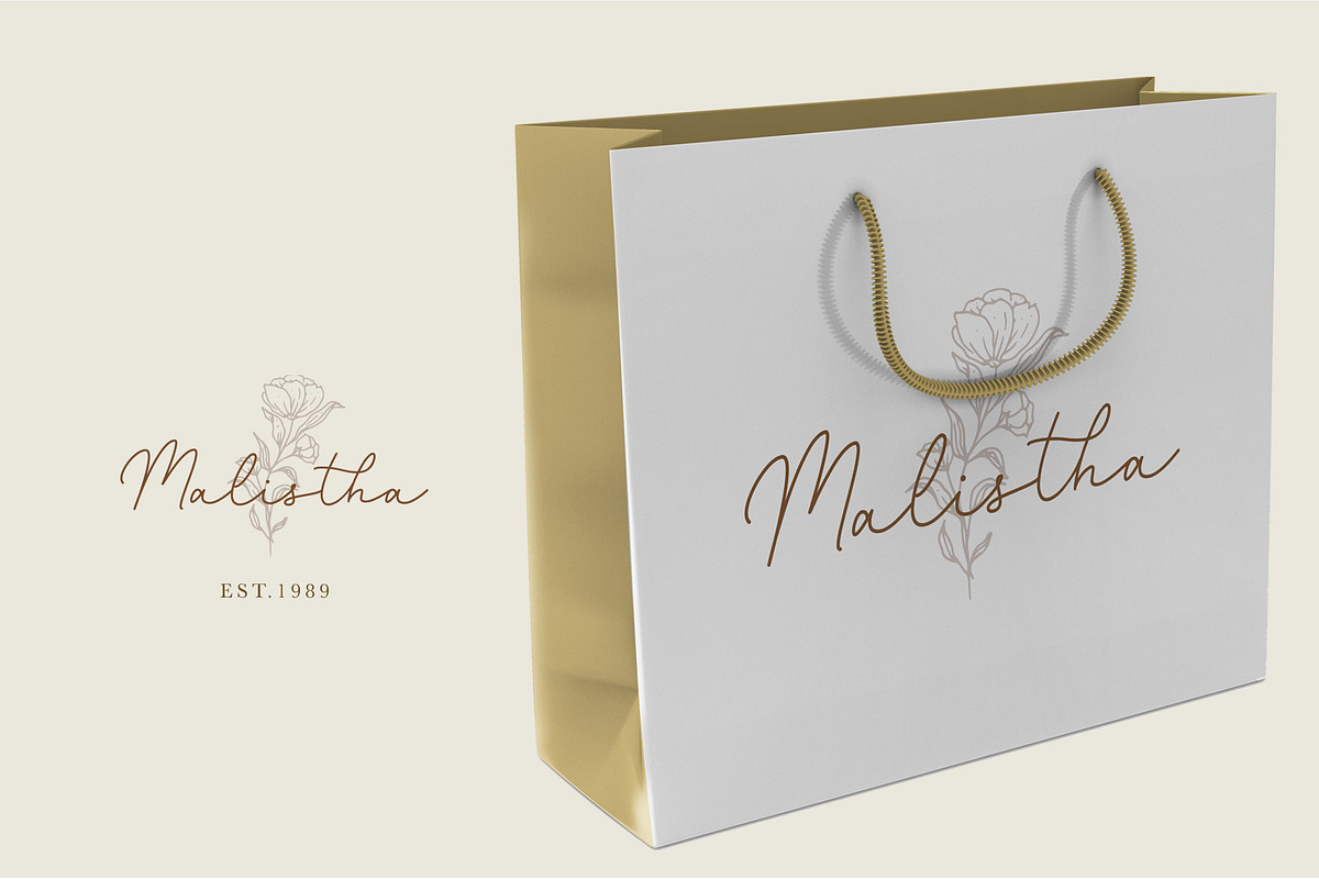 Gatkins - Luxury Script Font, a Script Font by Nirmana Visual (Photo 5 of 8)