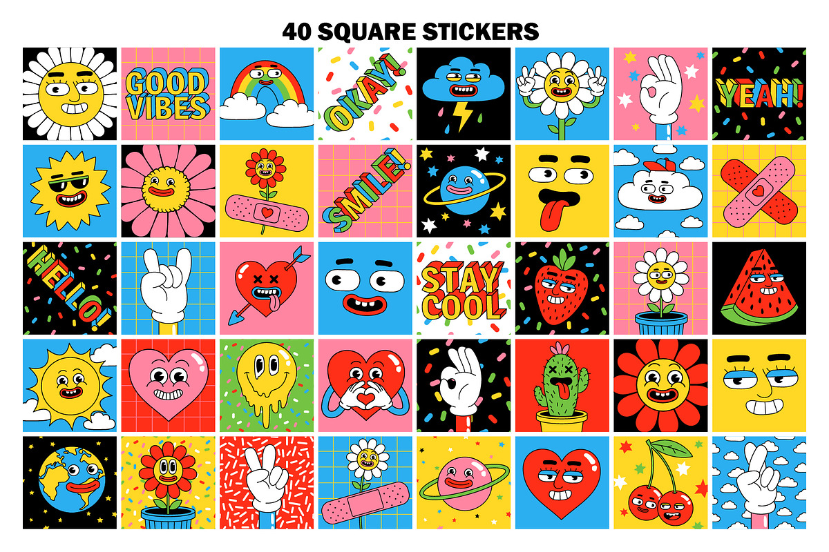 Cartoon Illustrations & Patterns, an Illustration by Martyshova (Photo 5 of 16)