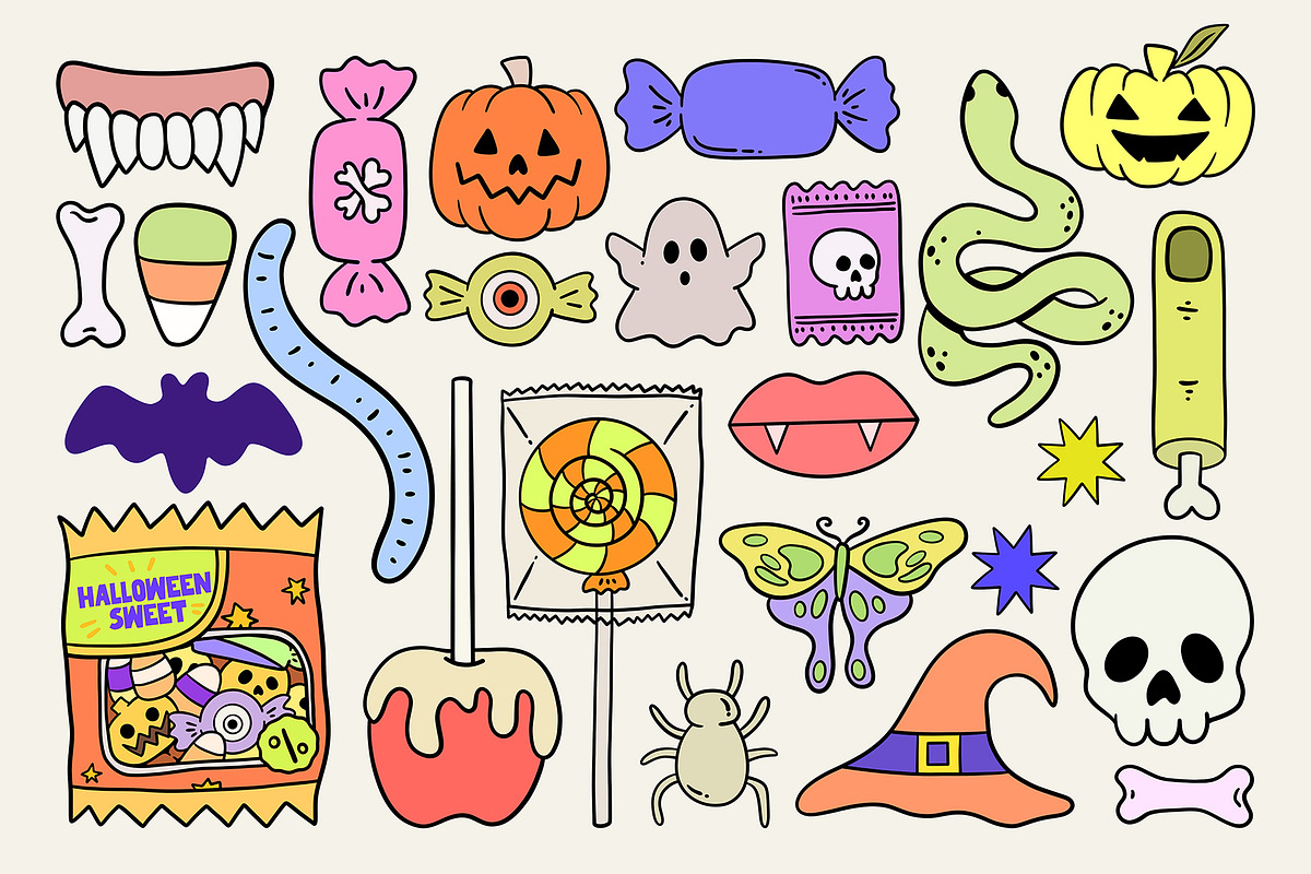 Whimsical Halloween Illustrations, a Seasonal Illustration by Alina Sh (Photo 2 of 8)