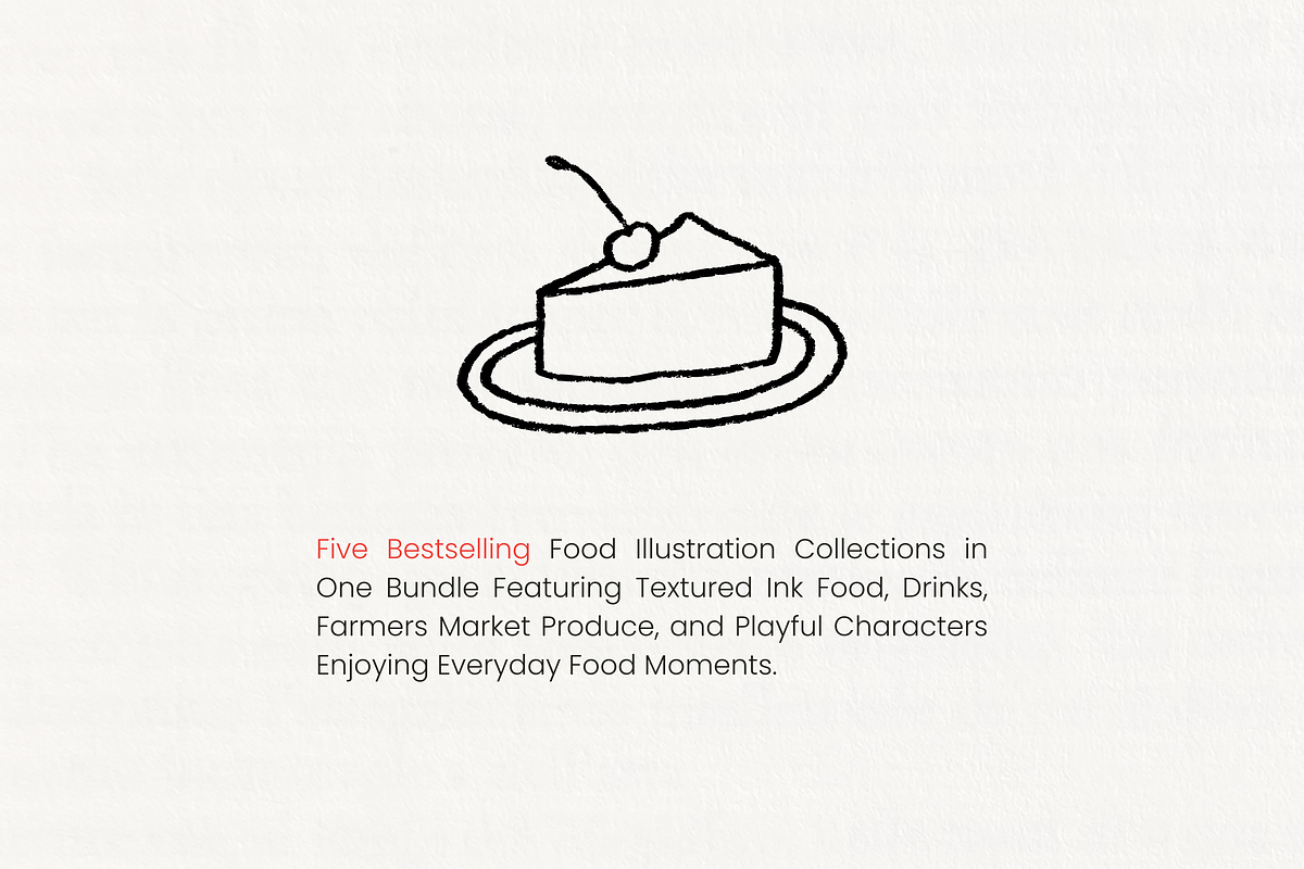 FOOD BUNDLE Vol.2: All 5 in 1, a Food Illustration by Veyla (Photo 2 of 51)