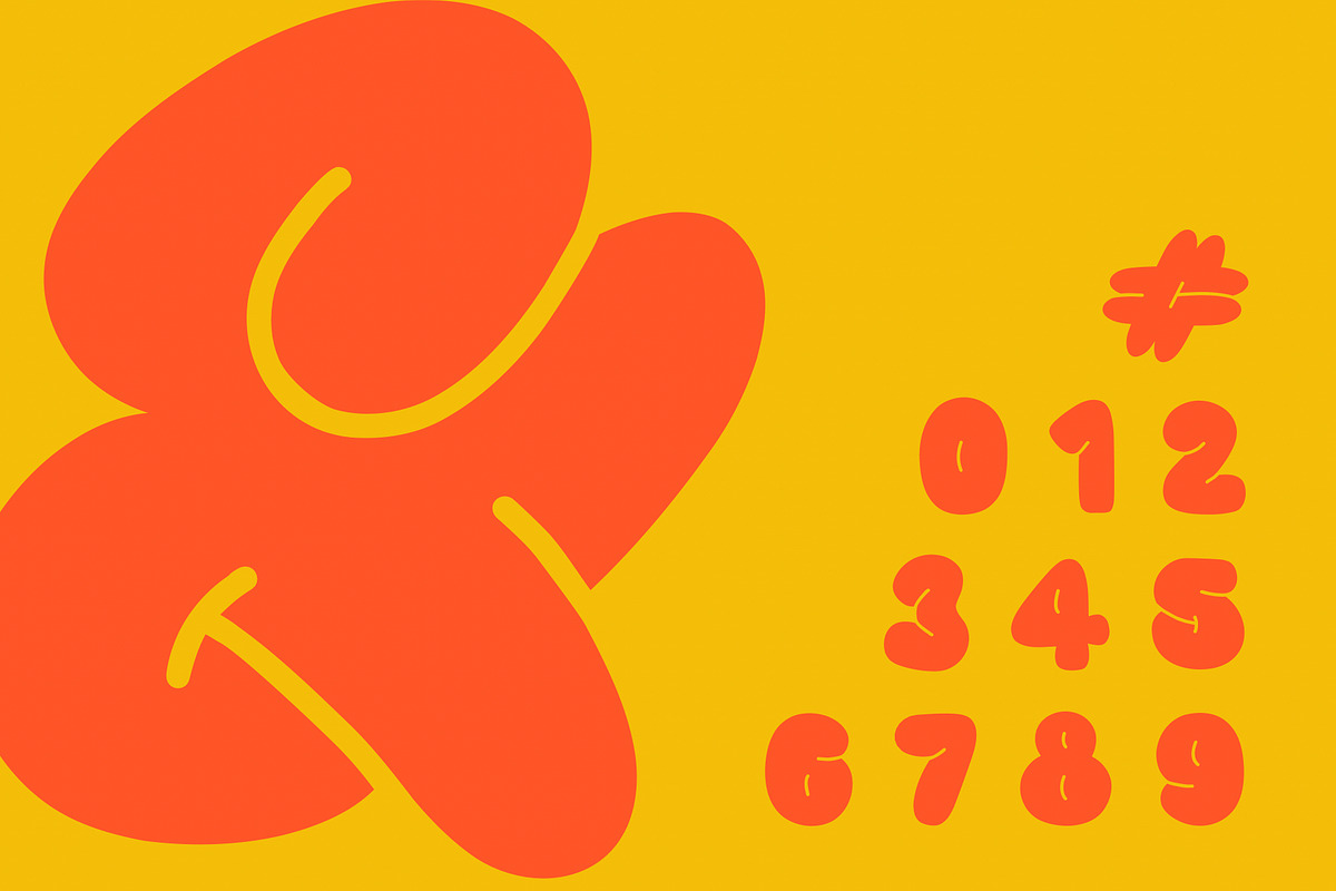 Bubble Bloom - Display Font, a Handwritten Font by aeys_land (Photo 4 of 5)