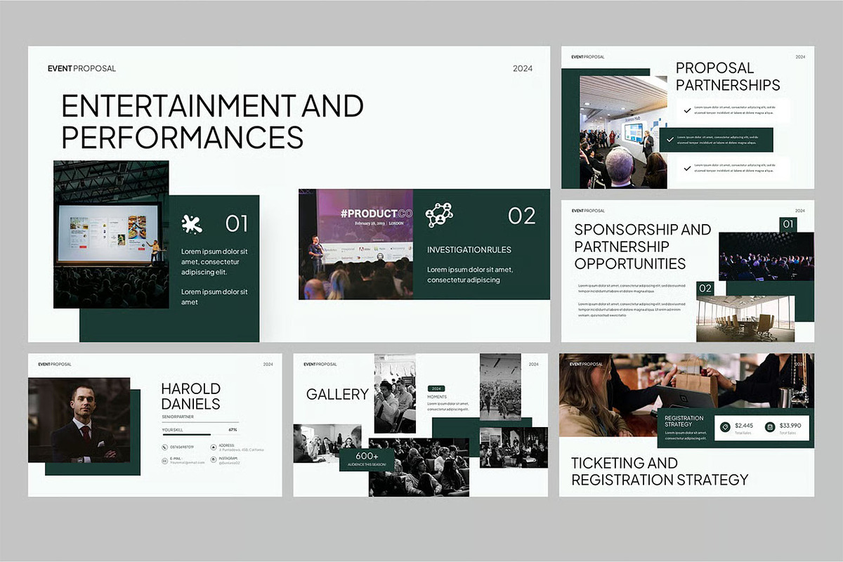 Event Proposal Google Slides, PPoint, a Presentation Template by Fit-tee (Photo 4 of 4)