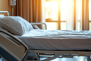 Hospital bed in the ward, a Health & Medical Photo by AlyaAnd