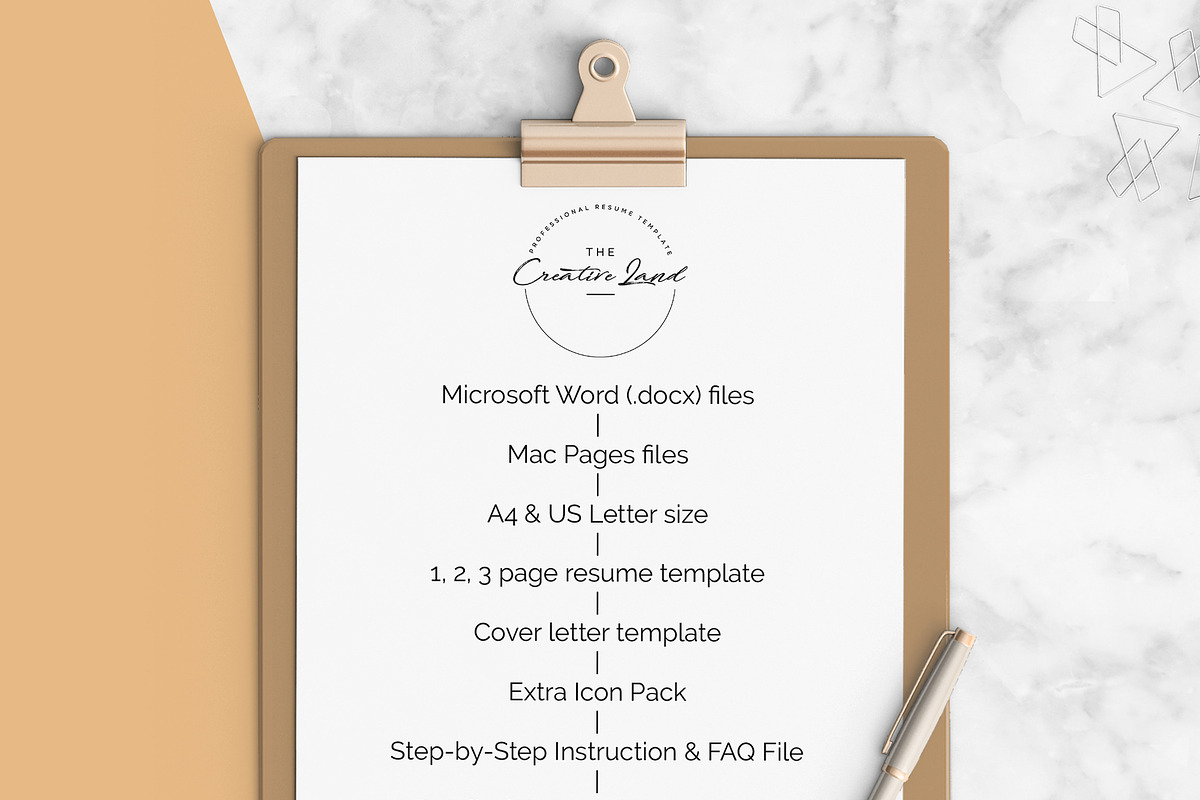 Resume/CV - The Andrey, a Resume Template by CreativeLandStudio (Photo 8 of 8)
