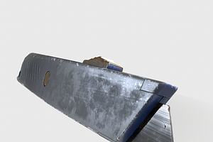 Box Cutter Low Poly PBR Model