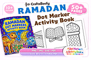 Ramadan Dot Markers Activity Book, a Seasonal Illustration by Craftsbeefy (Thumbnail 1 of 4)