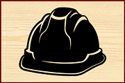 15 Safety Helmet Silhouette Vector B, an Illustration by Amazin_art (Thumbnail 2 of 4)