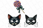 Vintage Halloween Clipart, an Illustration by DreamPrint404 (Thumbnail 2 of 4)
