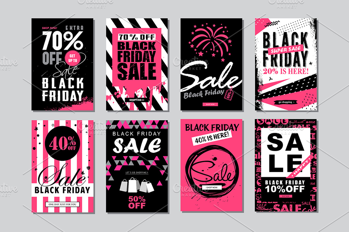 Black Friday Banners Templates, a Graphic by GalaStudio (Photo 2 of 5)