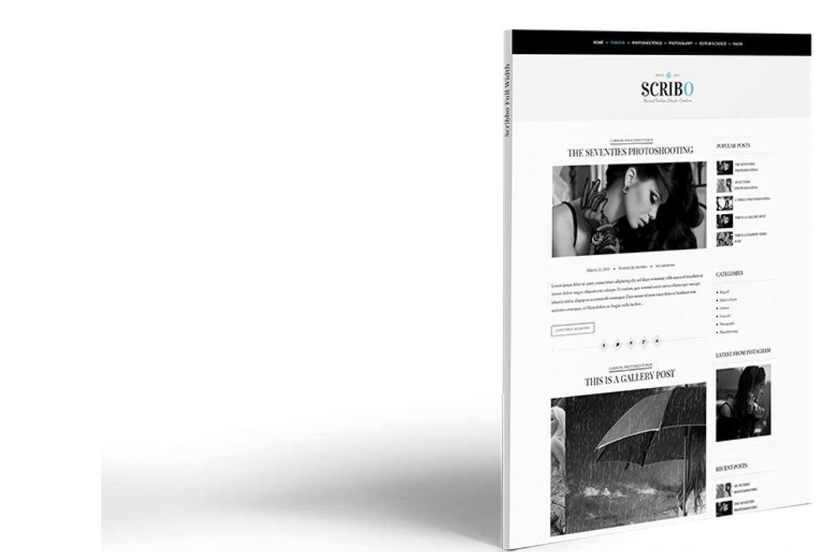 Scribbo Wordpress Blog Theme, a WordPress Template by PremiumCoding (Photo 4 of 5)