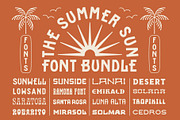 Summer Sun Font Bundle-Coastal Type, a Serif Font by NienowBrand (Thumbnail 1 of 18)