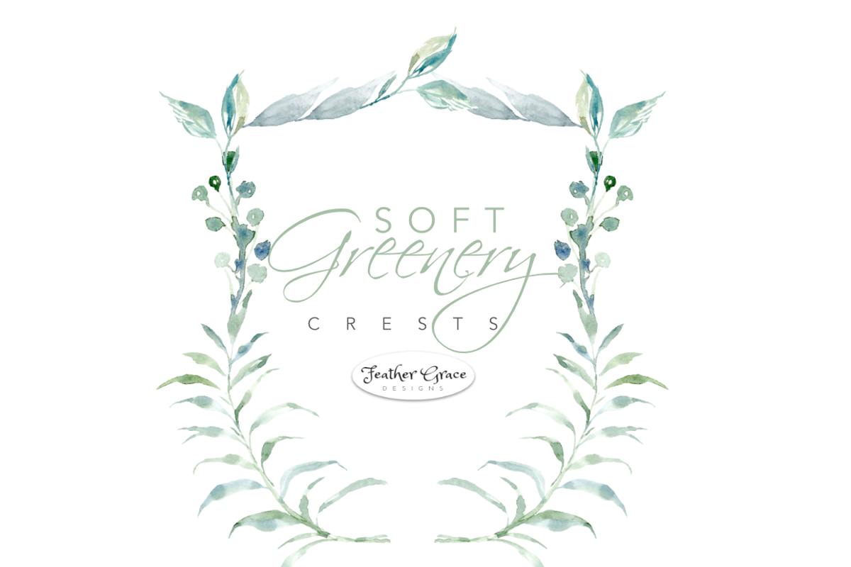 Watercolor Greenery & Wreaths, an Illustration by Feather Grace Designs (Photo 6 of 11)