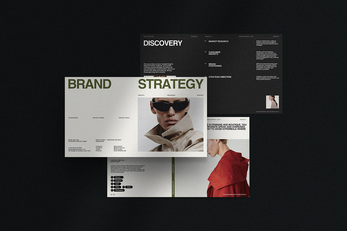KOVE | Brand Strategy Template, a Presentation Template by Prapti Design (Photo 10 of 11)