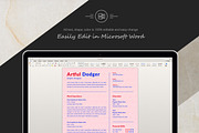 Professional Resume Template Layout, a Resume Template by ResumeInventor (Thumbnail 4 of 5)