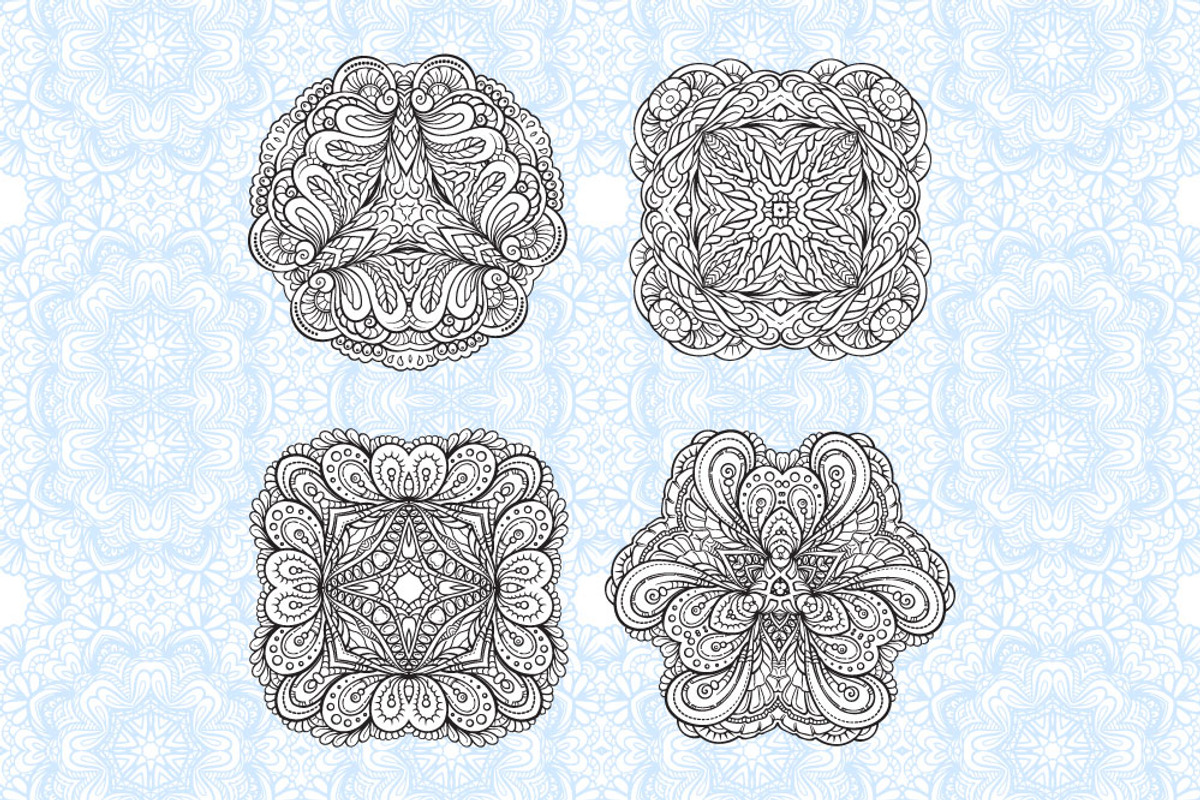 Abstract ethnic motifs mini-set, a Decorative Illustration by Graphic Magic (Photo 2 of 2)