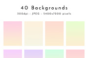 Aura Gradient Background Collection, a Background Graphic by JT Digital Studio (Thumbnail 4 of 10)