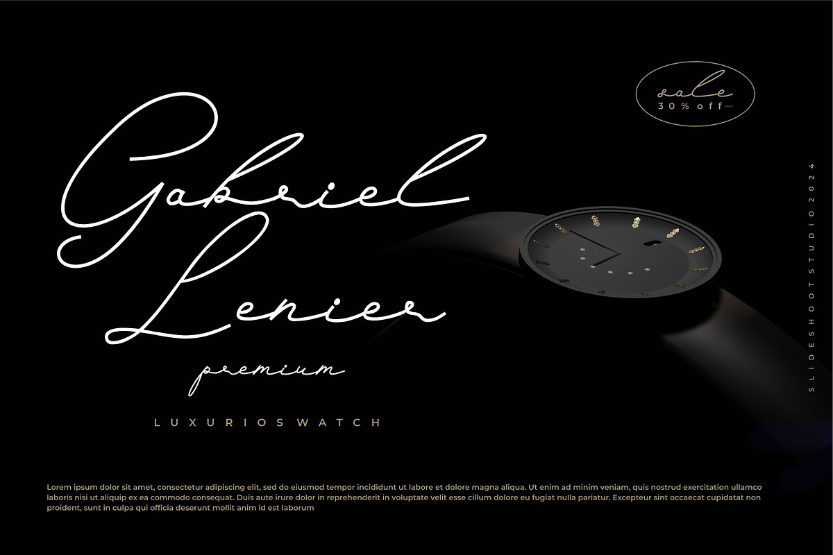 Rearles Harthone || Monoline Script, a Script Font by Idea Studio (Photo 2 of 5)