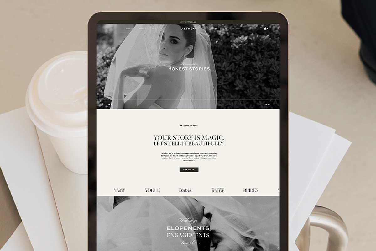 Althea: Squarespace 7.1 Template, a Squarespace Template by The Styled Square (Photo 1 of 9)