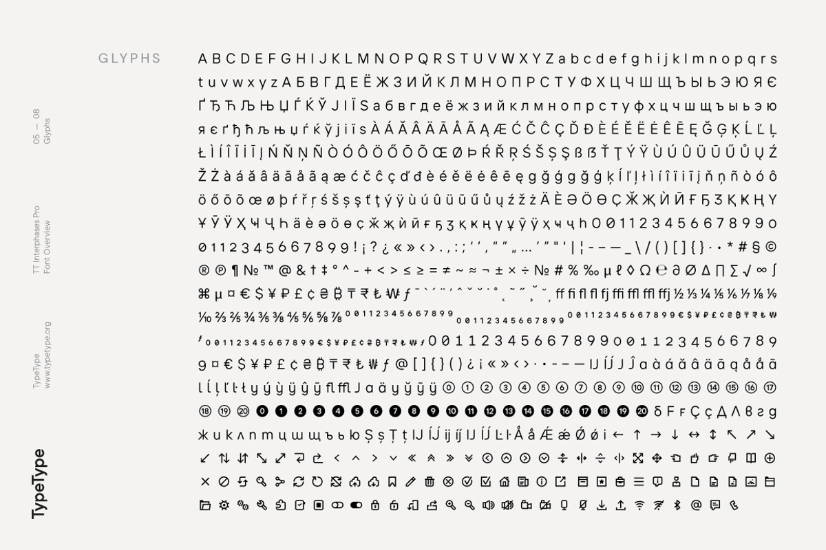 TT Interphases Pro Basic, a Sans Serif Font by TypeType (Photo 5 of 8)